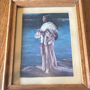 Framed Native American Art Prints - Brown and Black